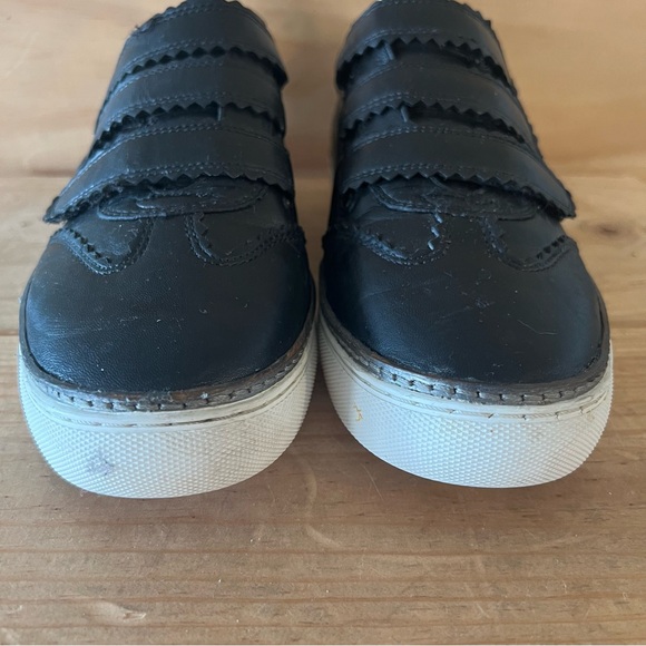 Johnston & Murphy Callie Tri-Strap Black White Leather Sneaker Shoes size 7.5 - Picture 13 of 13